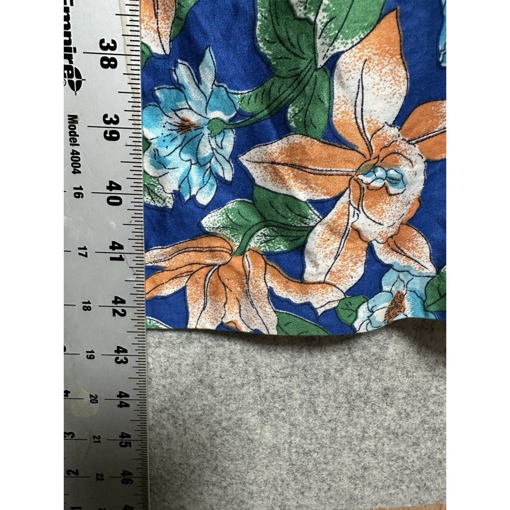 Vintage Carriage Court Woman Floral Print Nightgown Short Sleeve M 12-14 Cotton - Picture 10 of 14